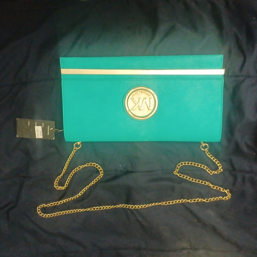 Michael Kors sky blue purse